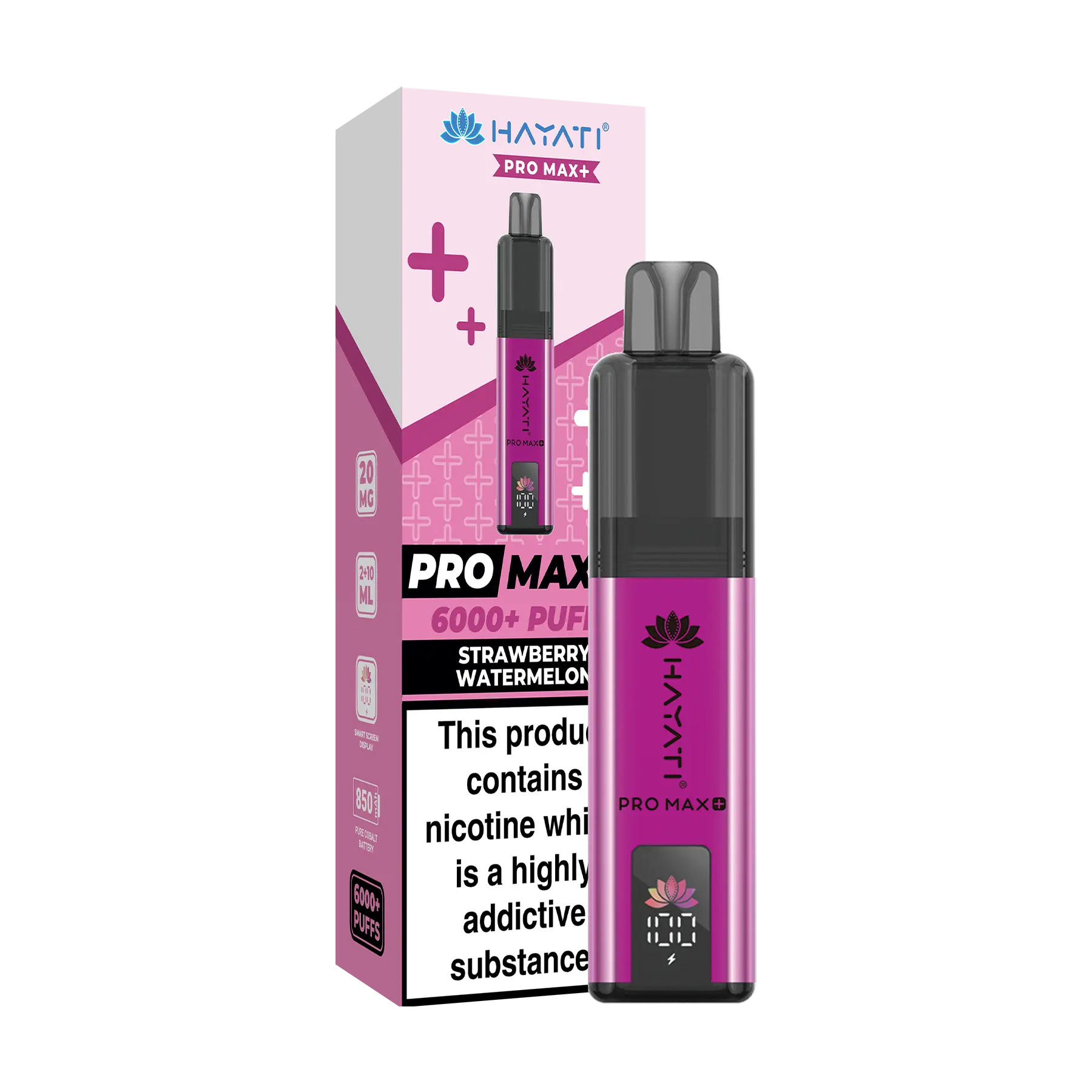 Hayati Pro Max+ 6000 Prefilled Vape Kit - Strawberry Watermelon