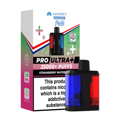 Hayati Pro Ultra 25k Replacement Pods - Strawberry Watermelon