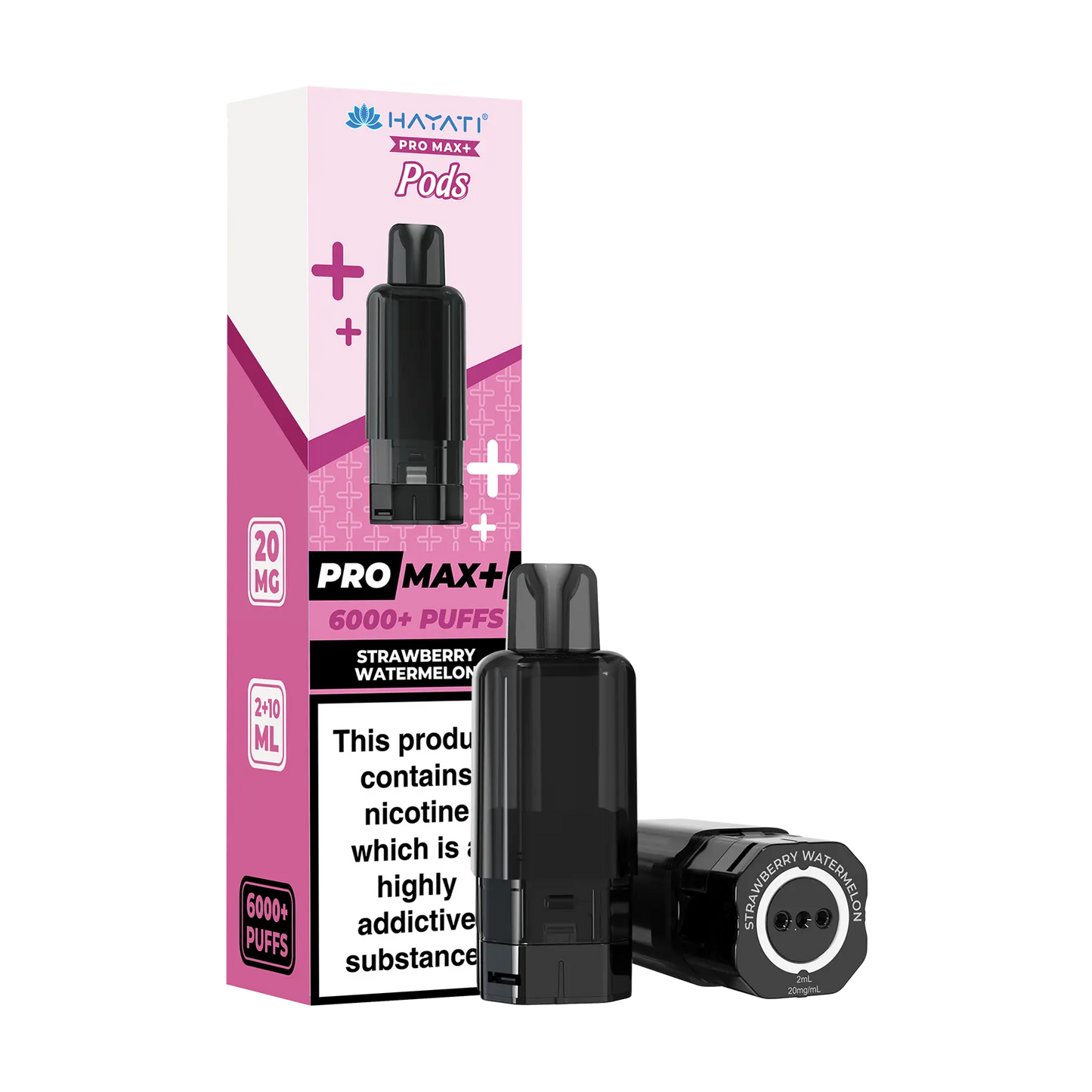 Hayati Pro Max+ 6000 Replacement Pods - Strawberry Watermelon