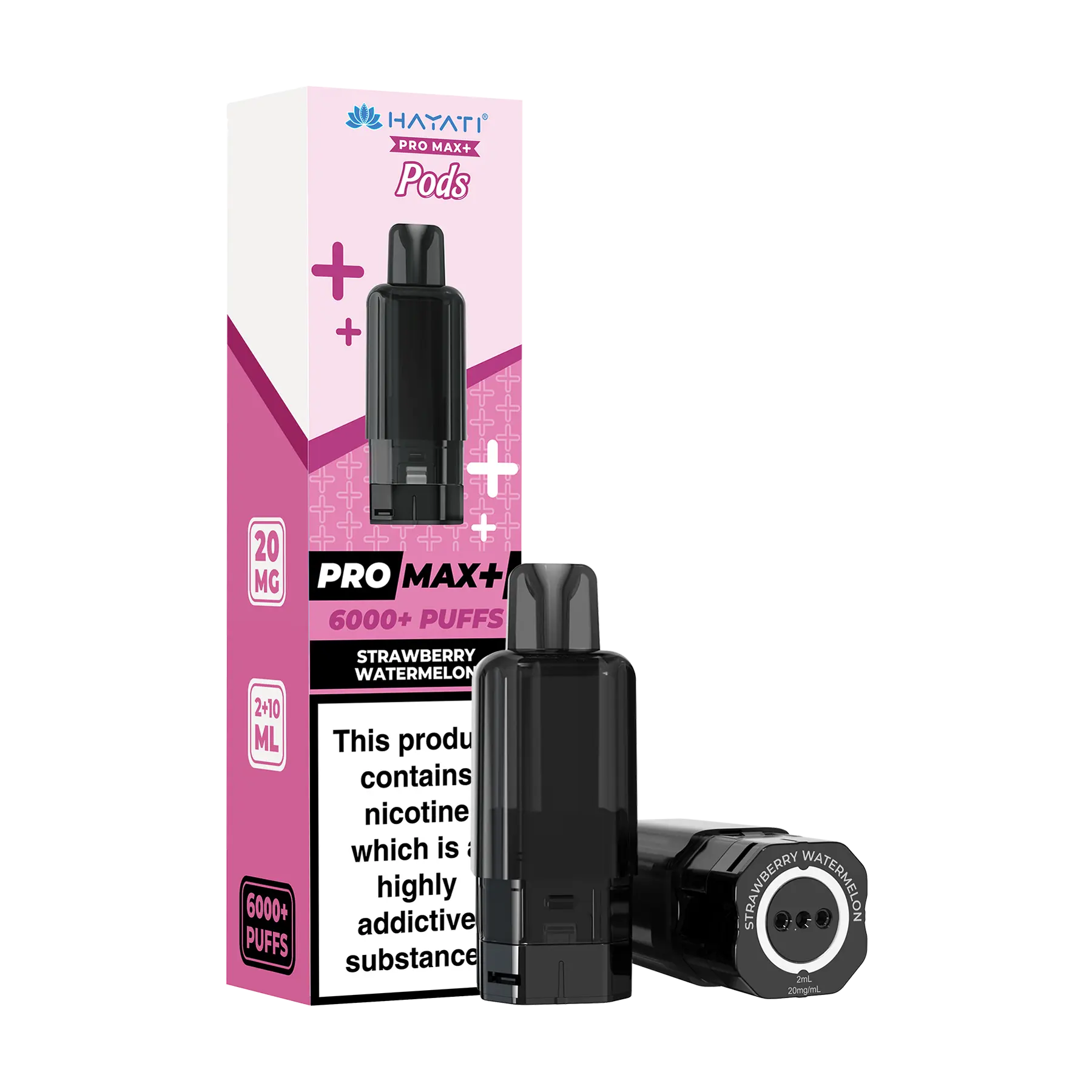 Hayati Pro Max+ 6000 Replacement Pods - Strawberry Watermelon