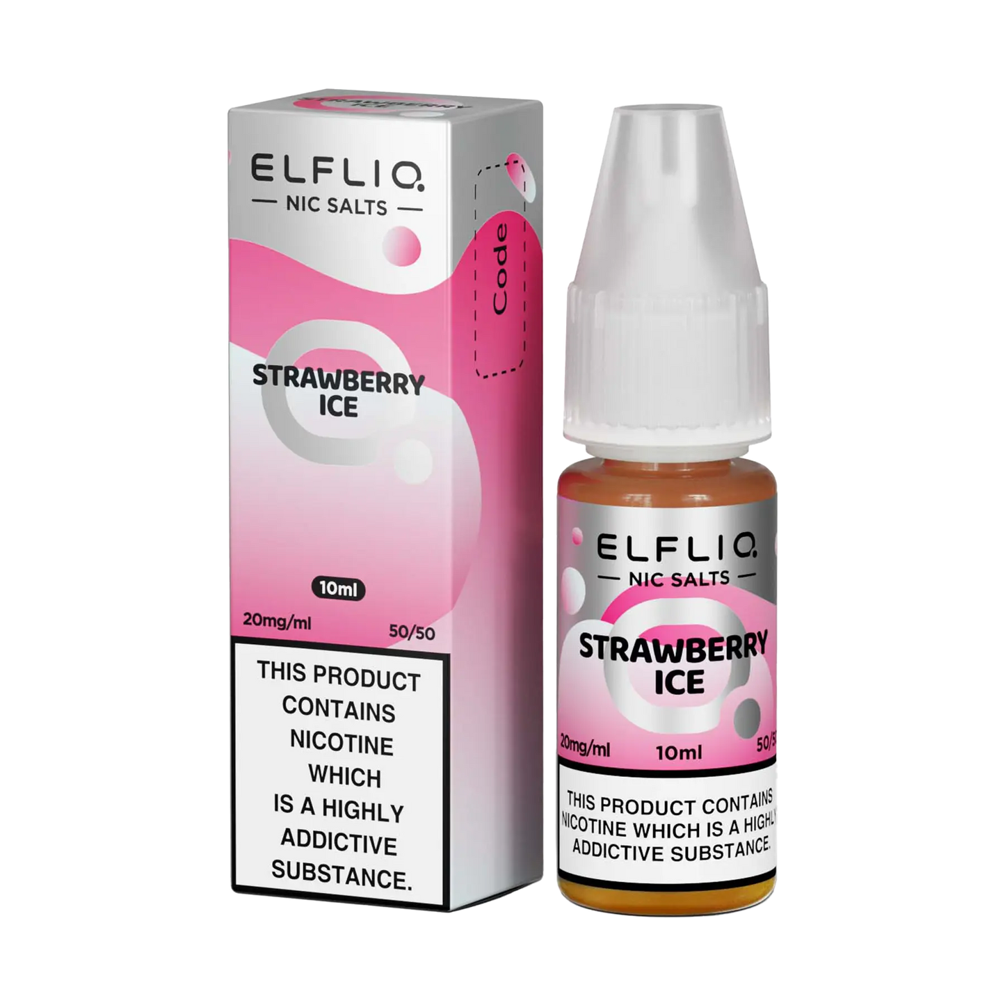 Elfliq 10ml Nicotine Salt - Strawberry Ice