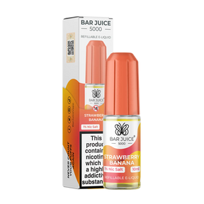 Bar Juice 5000 - Strawberry Banana 10ml E Liquid Nicotine Salt