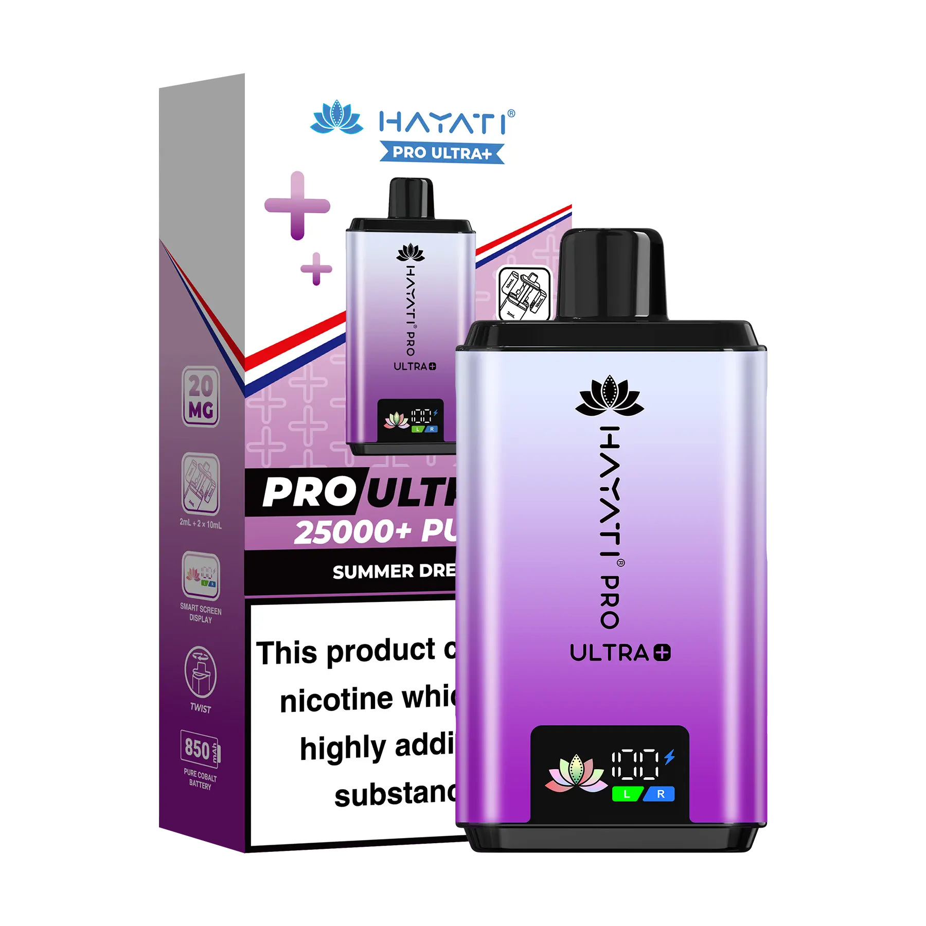 Hayati Pro Ultra 25K Prefilled Vape Kit - Summer Dream
