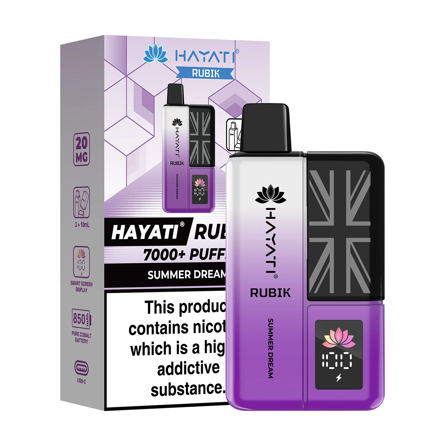 Hayati Rubik Prefilled Vape Kit - Summer Dream