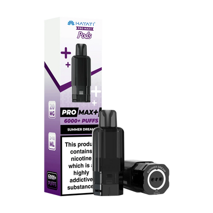 Hayati Pro Max+ 6000 Replacement Pods - Summer Dream