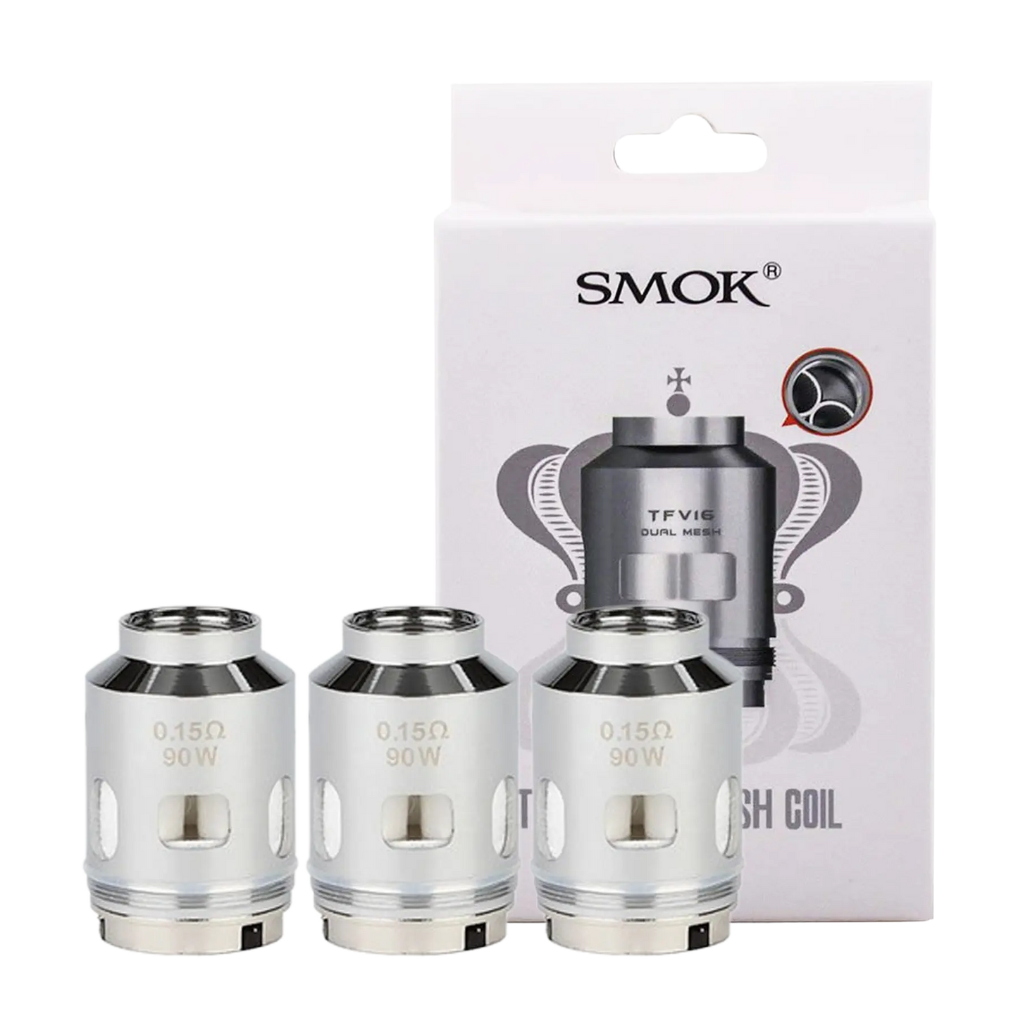 Smok TFV16 Replacement Pods - 0.15 ohm