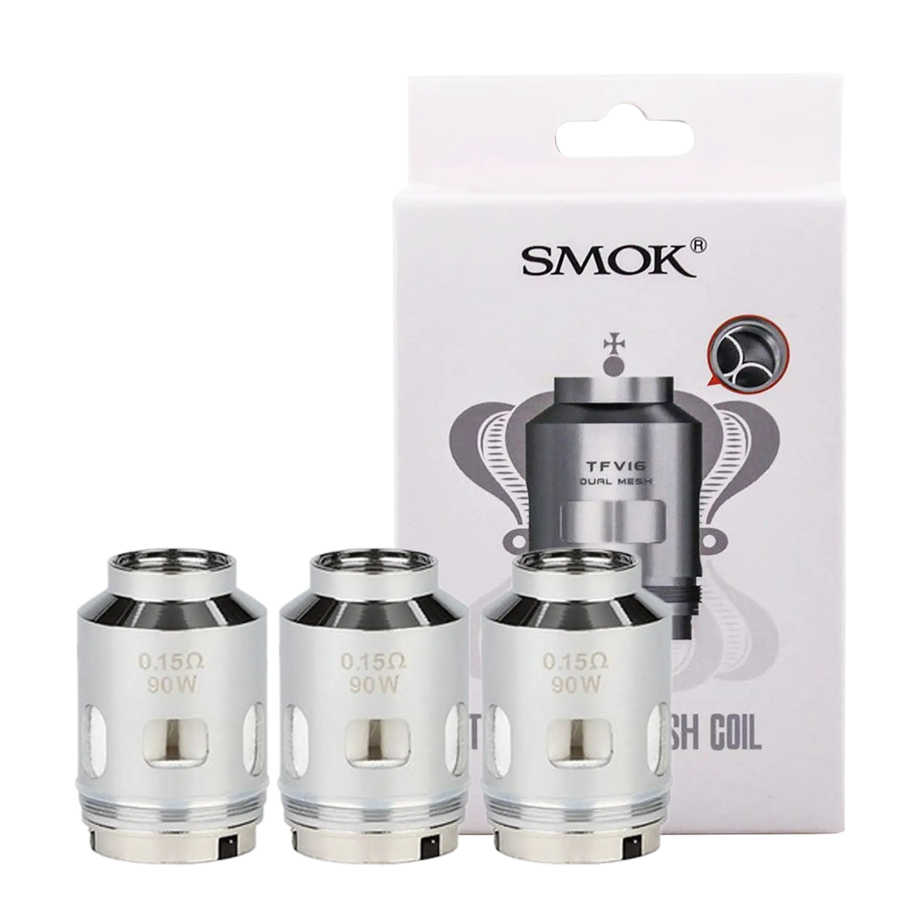 Smok TFV16 Replacement Pods - 0.15 ohm