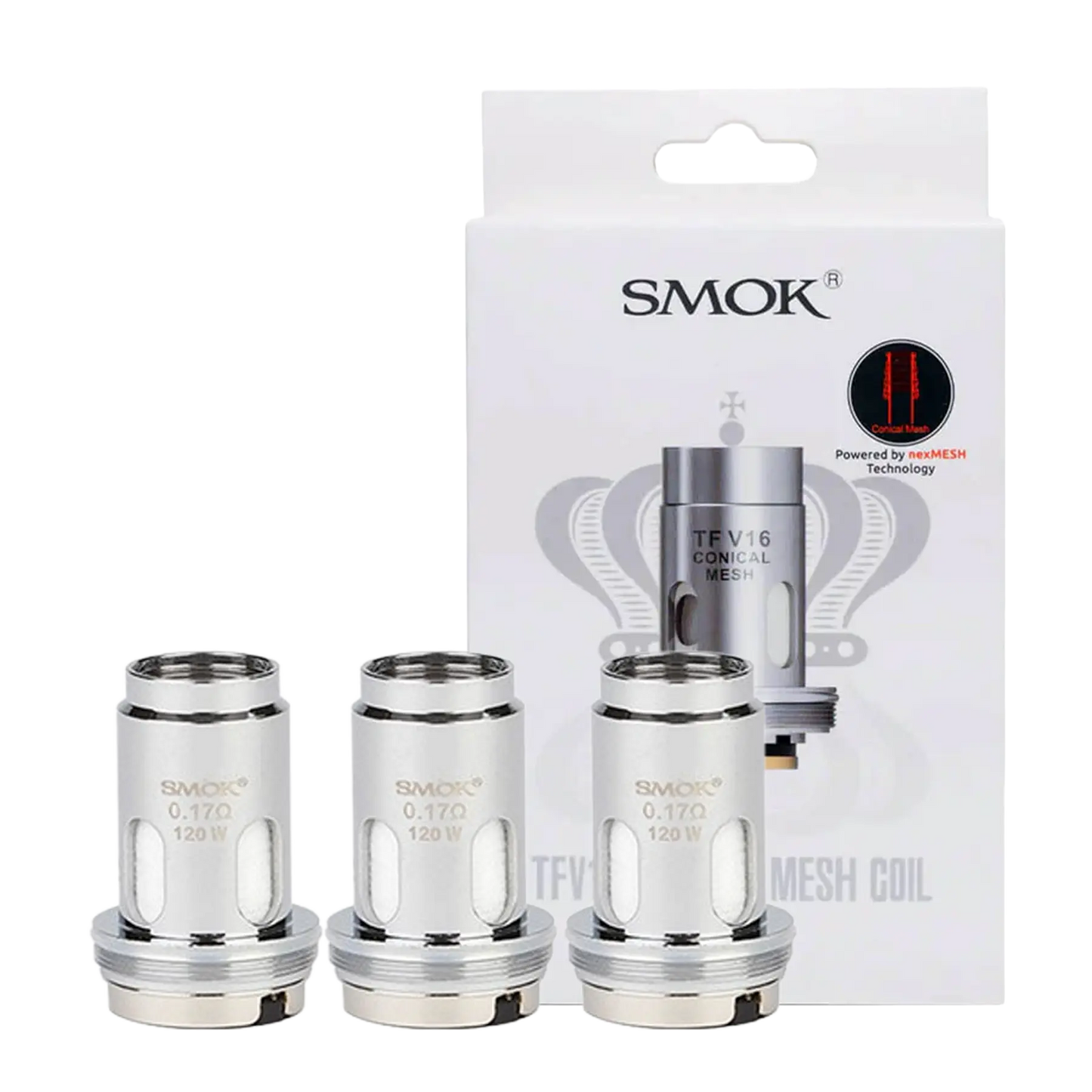 Smok TFV16 Replacement Pods - 0.17 ohm