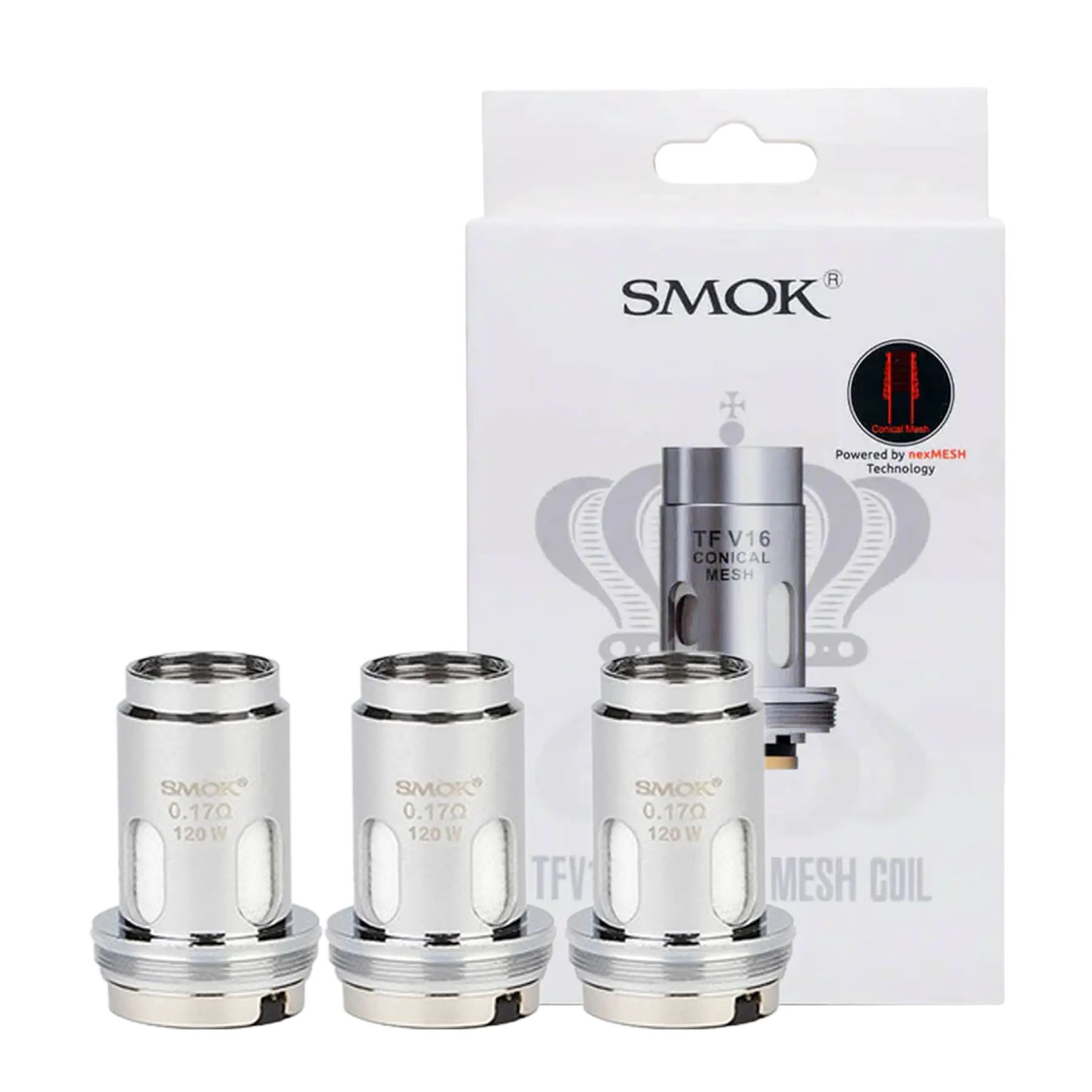Smok TFV16 Replacement Pods - 0.17 ohm