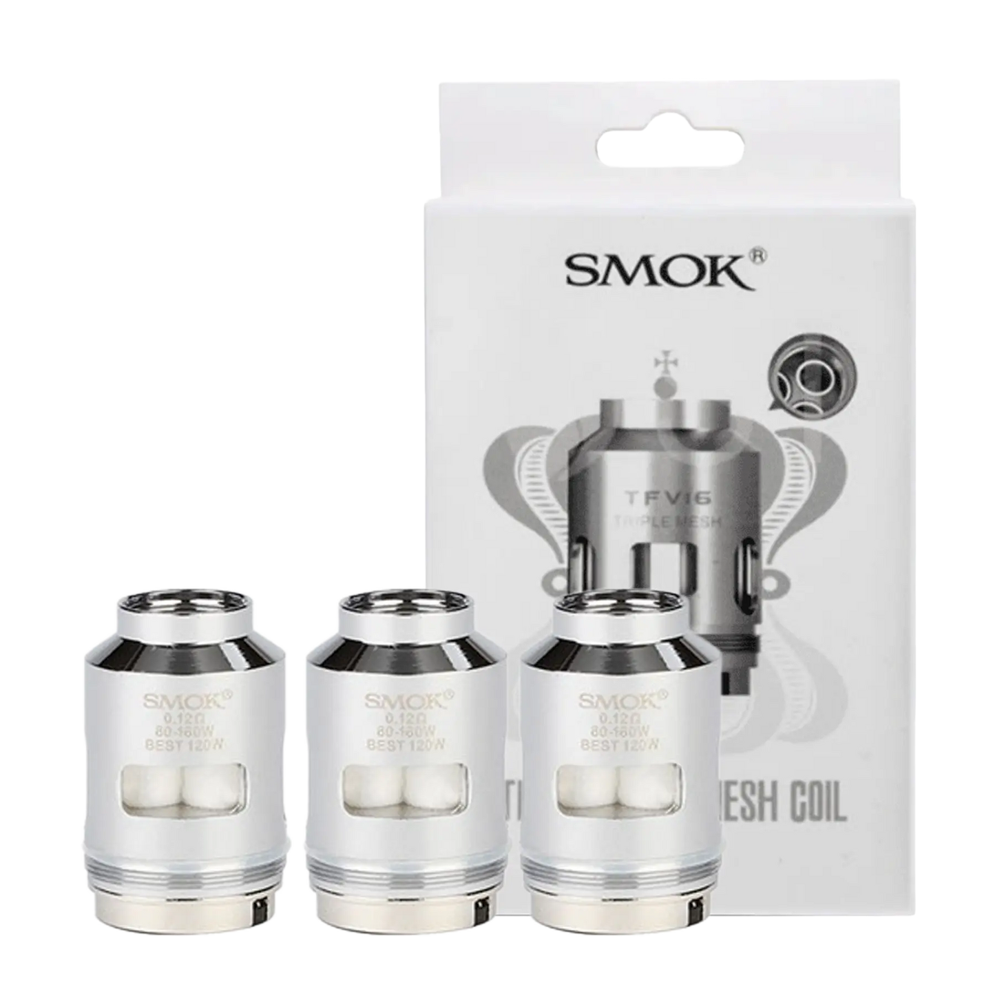 Smok TFV16 Replacement Pods - 0.12 ohm