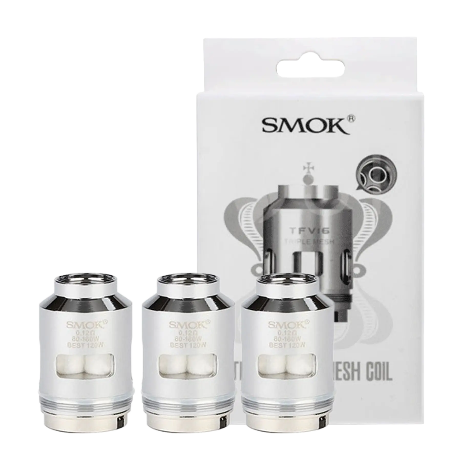 Smok TFV16 Replacement Pods - 0.12 ohm