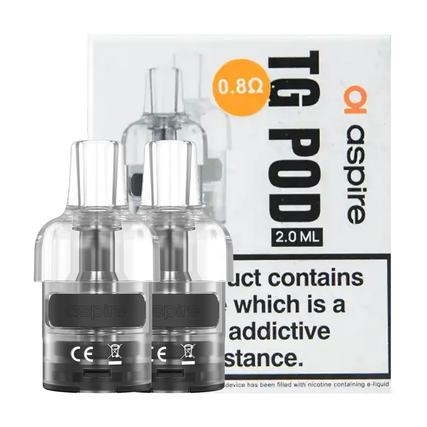 4-Pack Aspire Cyber G Replacement Pods - 1.0 Ohm, 2ml Capacity, Nicotine Free | Compatible Only With Cyber G Kit 4-Pack Aspire Cyber G Replacement Pods - 1.0 Ohm, 2ml Capacity, Nicotine Free | Compatible Only With Cyber G Kit