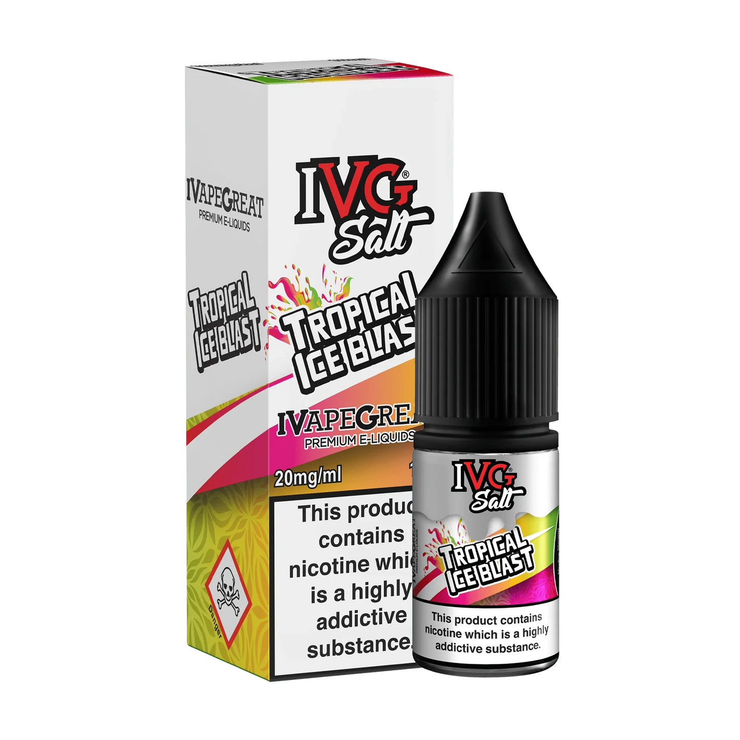 IVG 10ml E-Liquid Nicotine Salt -  Tropical Ice Blast