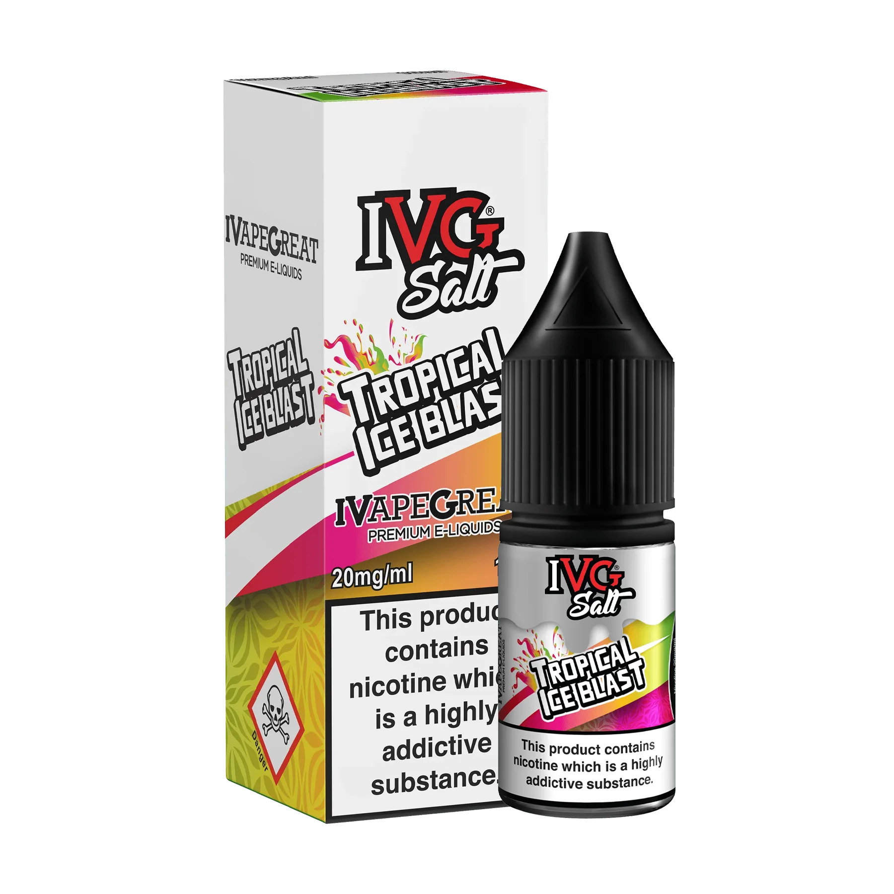 IVG 10ml E-Liquid Nicotine Salt -  Tropical Ice Blast