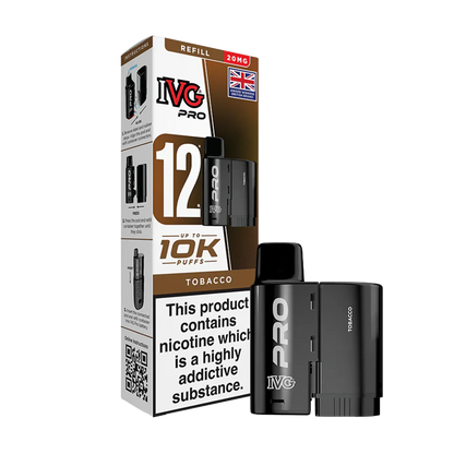 IVG Pro 12 Replacement Pods - Tobacco