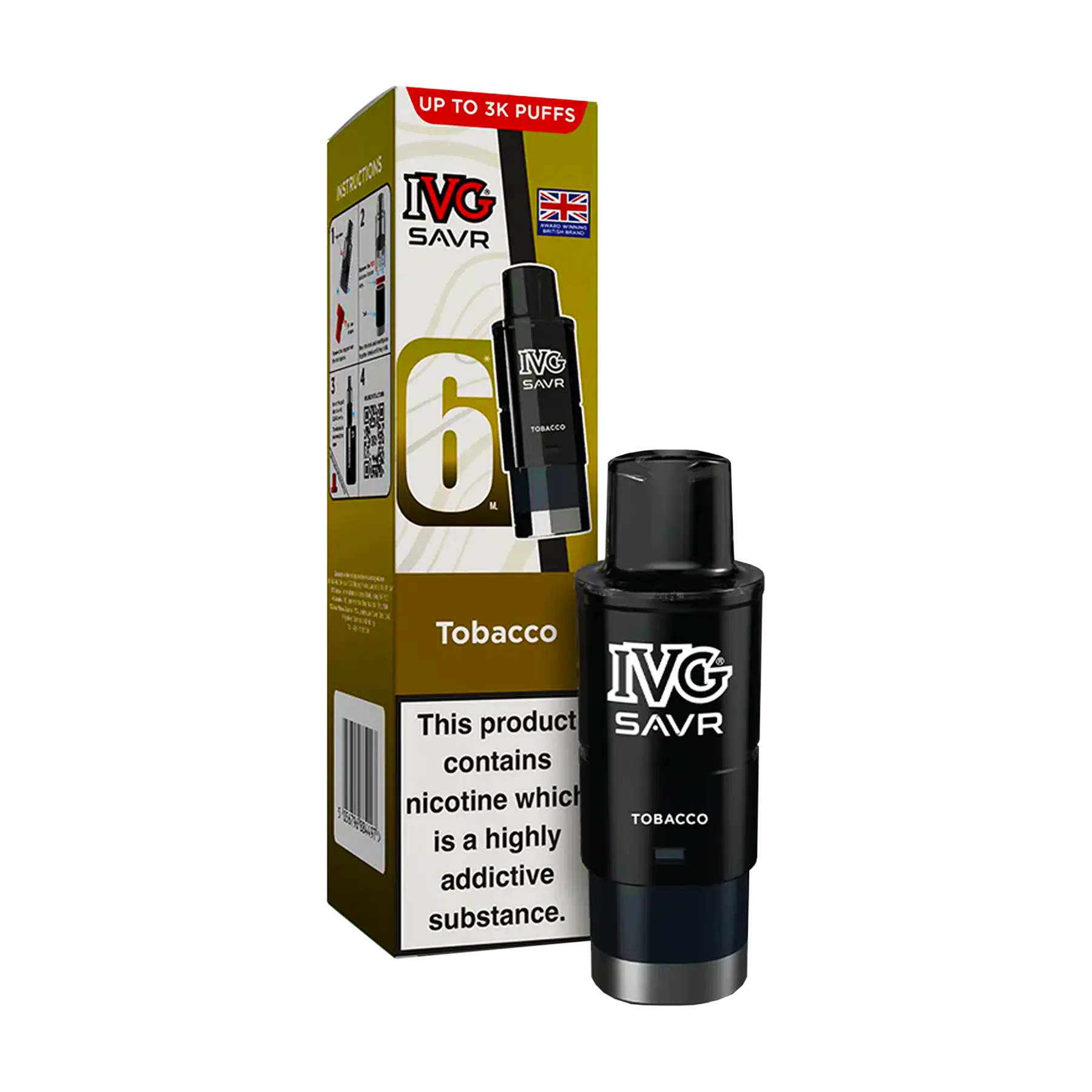 IVG Savr Replacement Pods - Tobacco