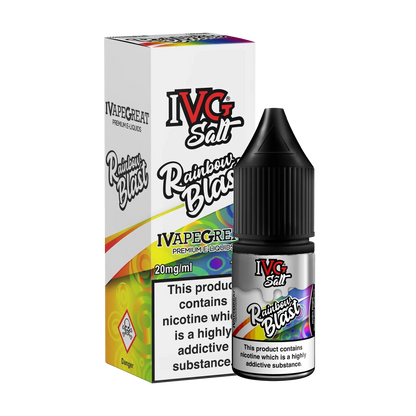 IVG 10ml E-Liquid Nicotine Salt -  Rainbow Blast
