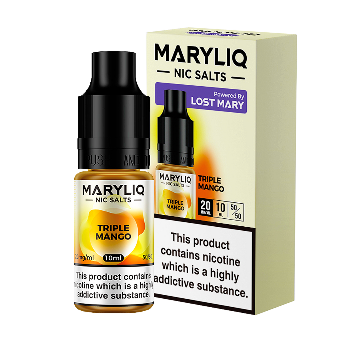 Maryliq - Triple Mango 10ml E Liquid Nicotine Salt