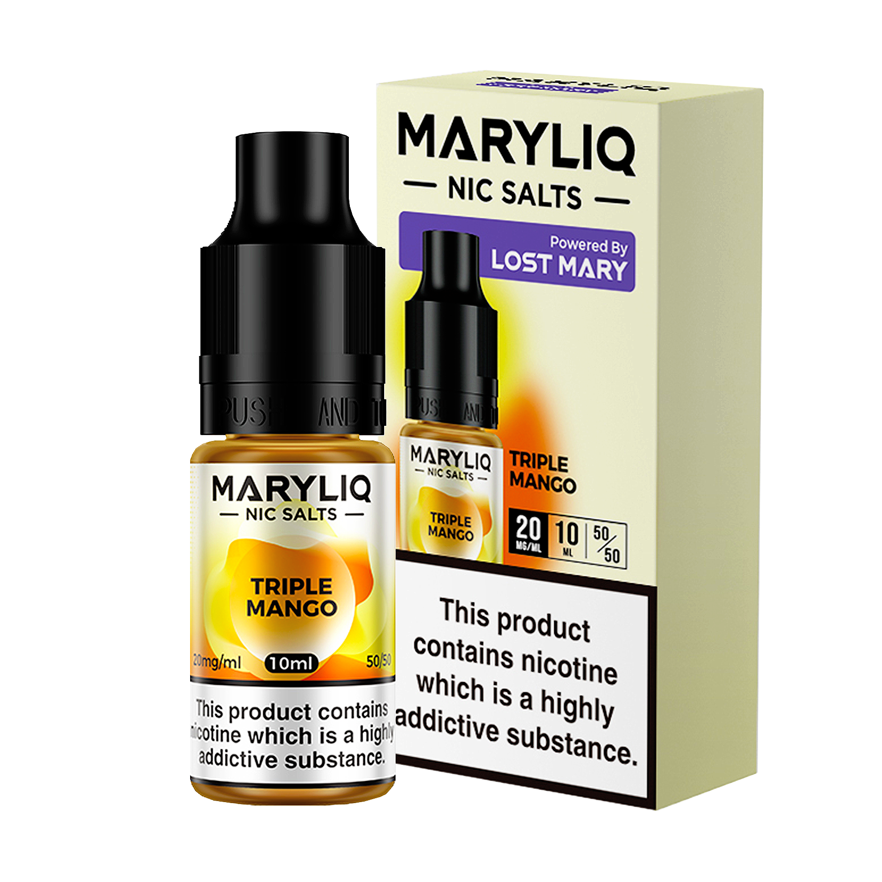 Maryliq - Triple Mango 10ml E Liquid Nicotine Salt