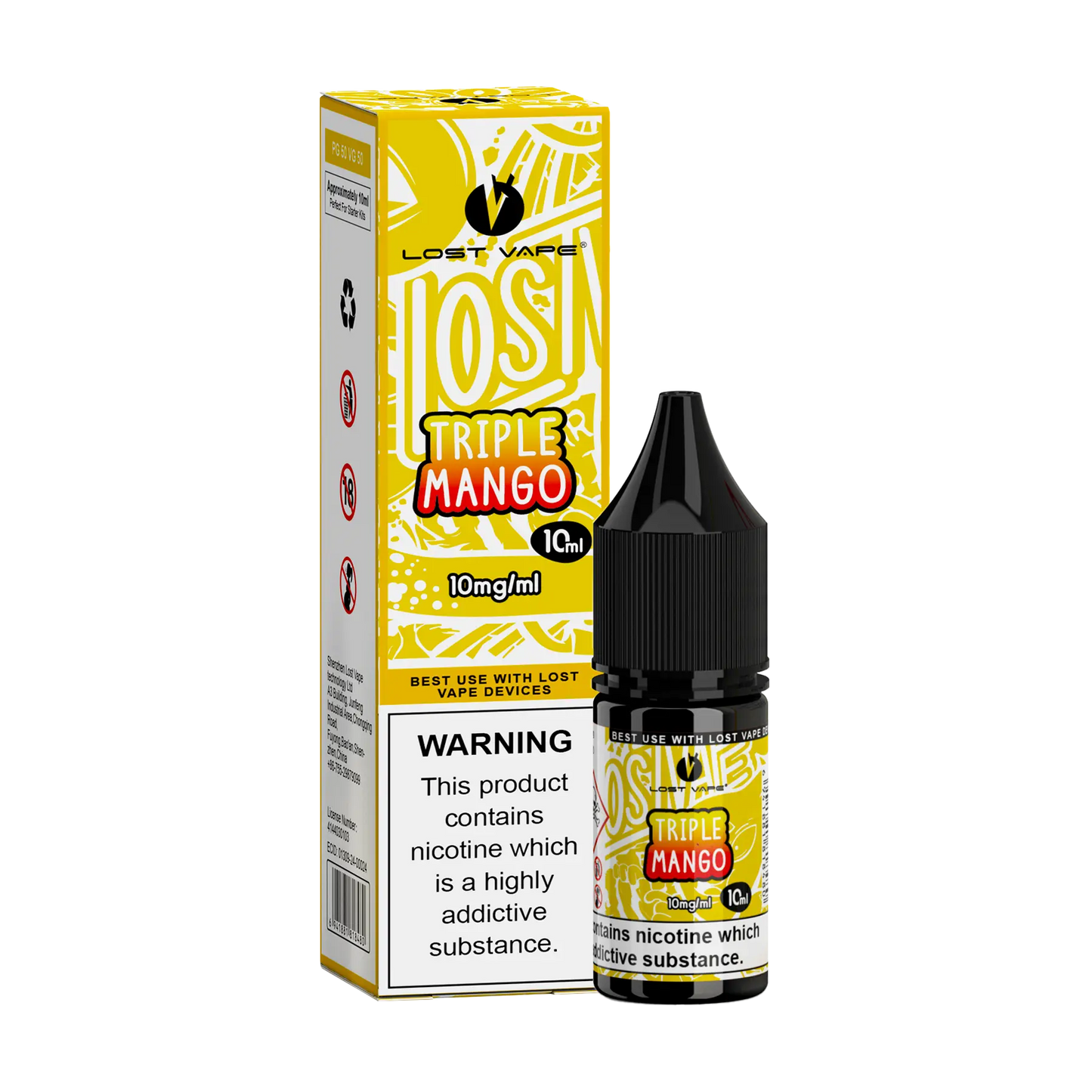 Lost Vape Bar Salts Nicotine Salt - Triple Mango