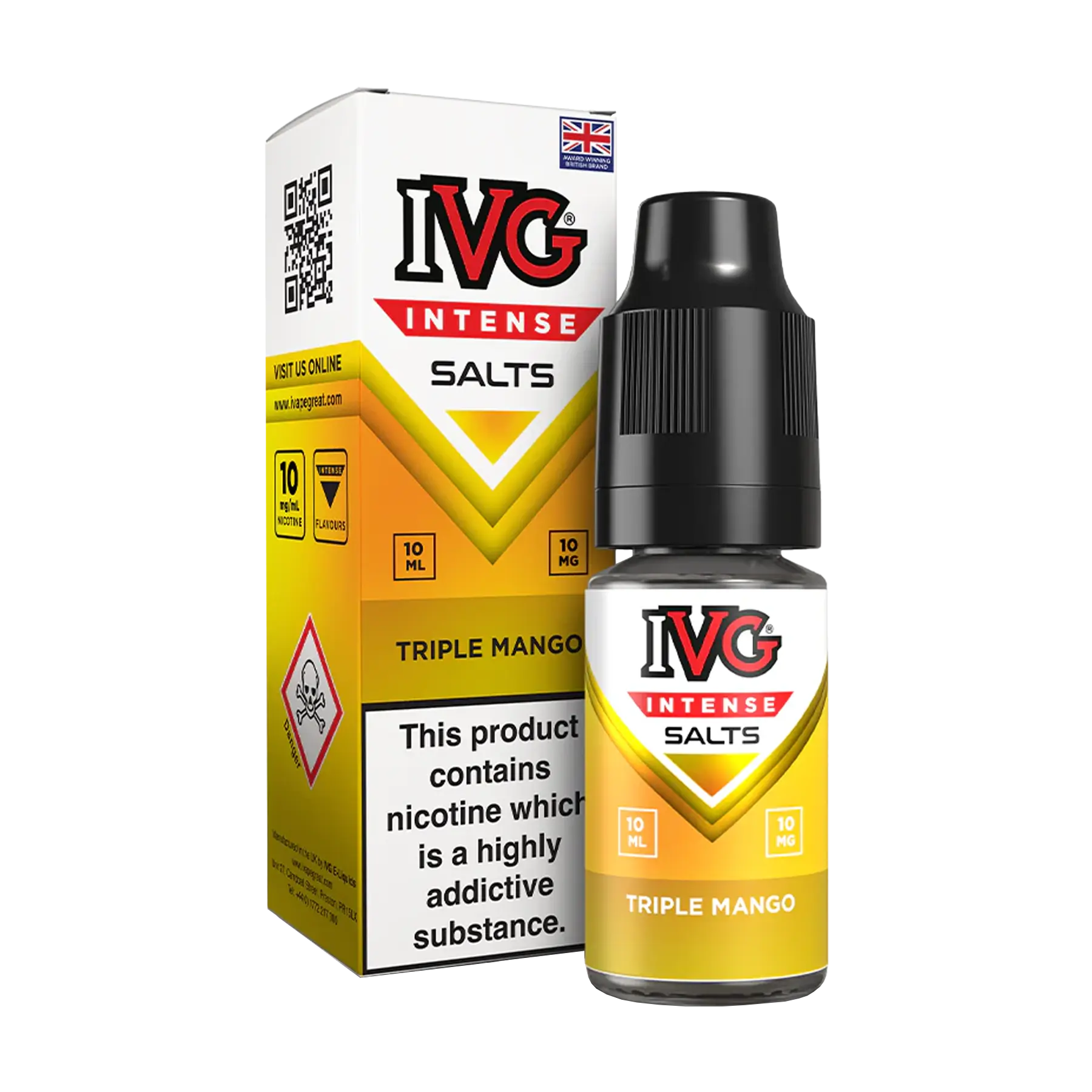IVG Intense 10ml Nicotine Salt - Triple Mango