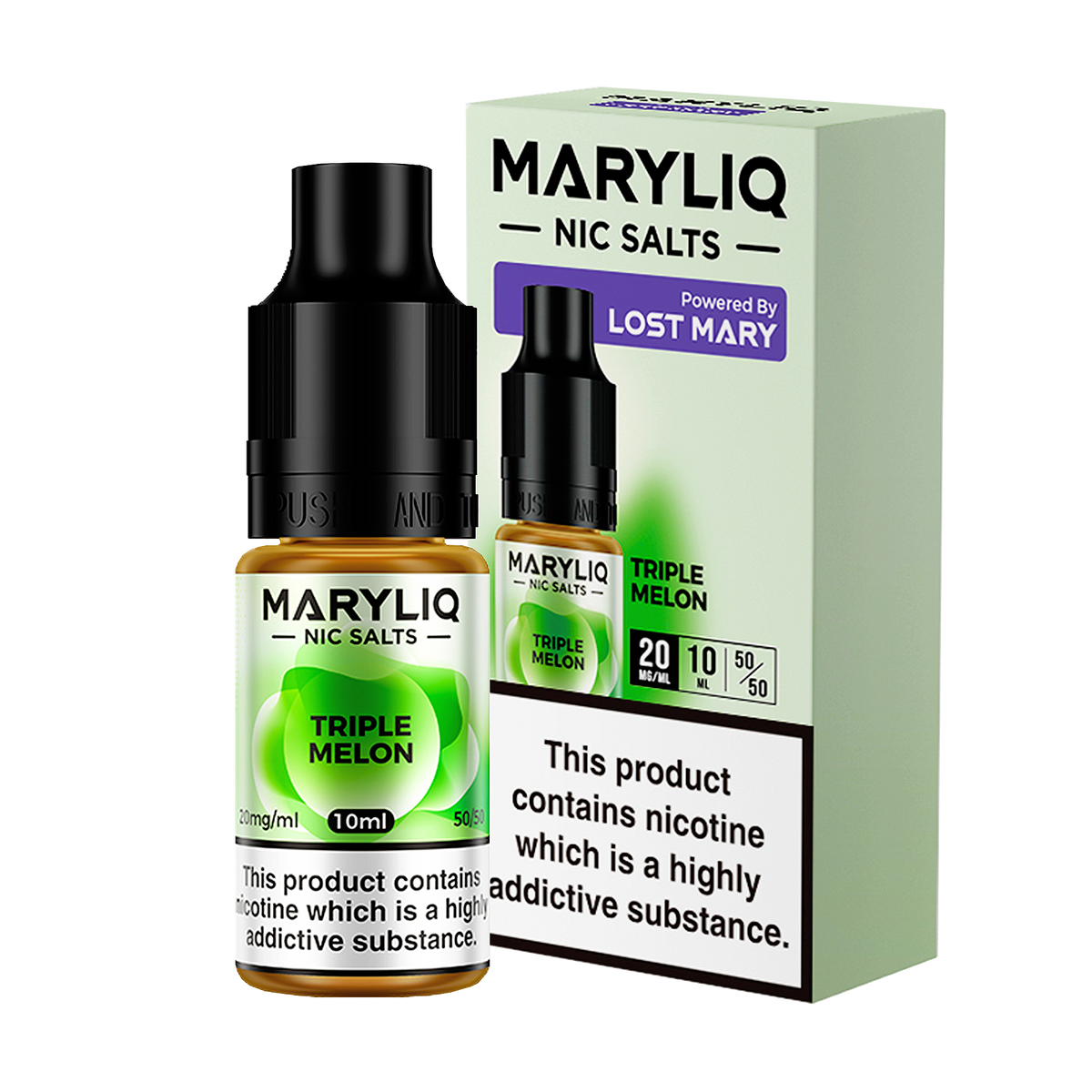 Maryliq - Triple Melon 10ml E Liquid Nicotine Salt