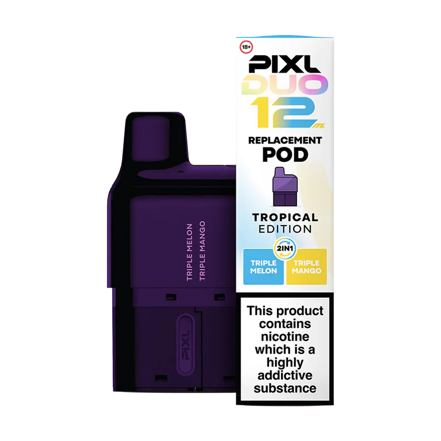 Pixl Duo 12 Replacement Pods - Tropical Edition