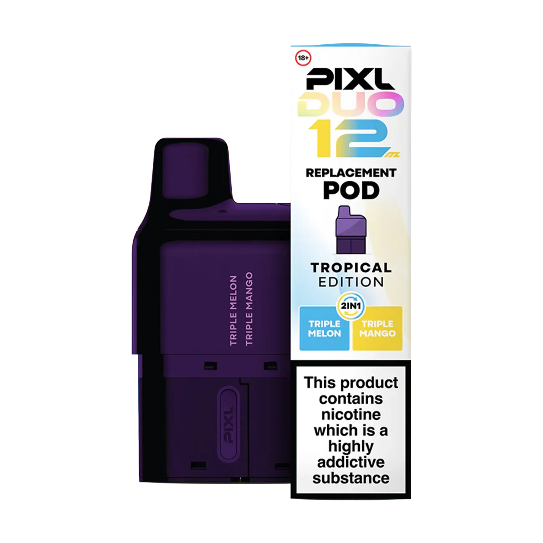 Pixl Duo 12 Replacement Pods - Tropical Edition