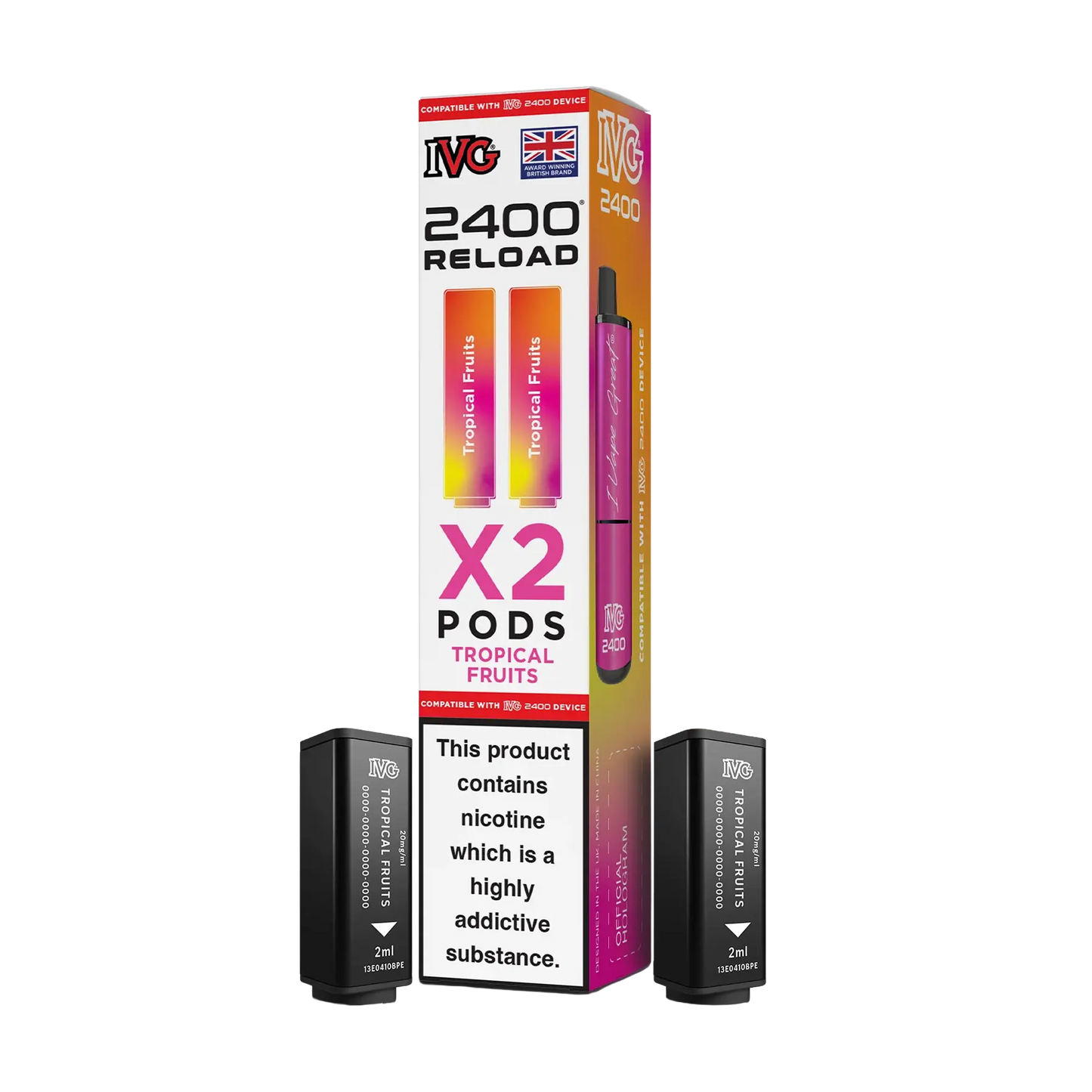 IVG 2400 Replacement Pre-Filled Pods