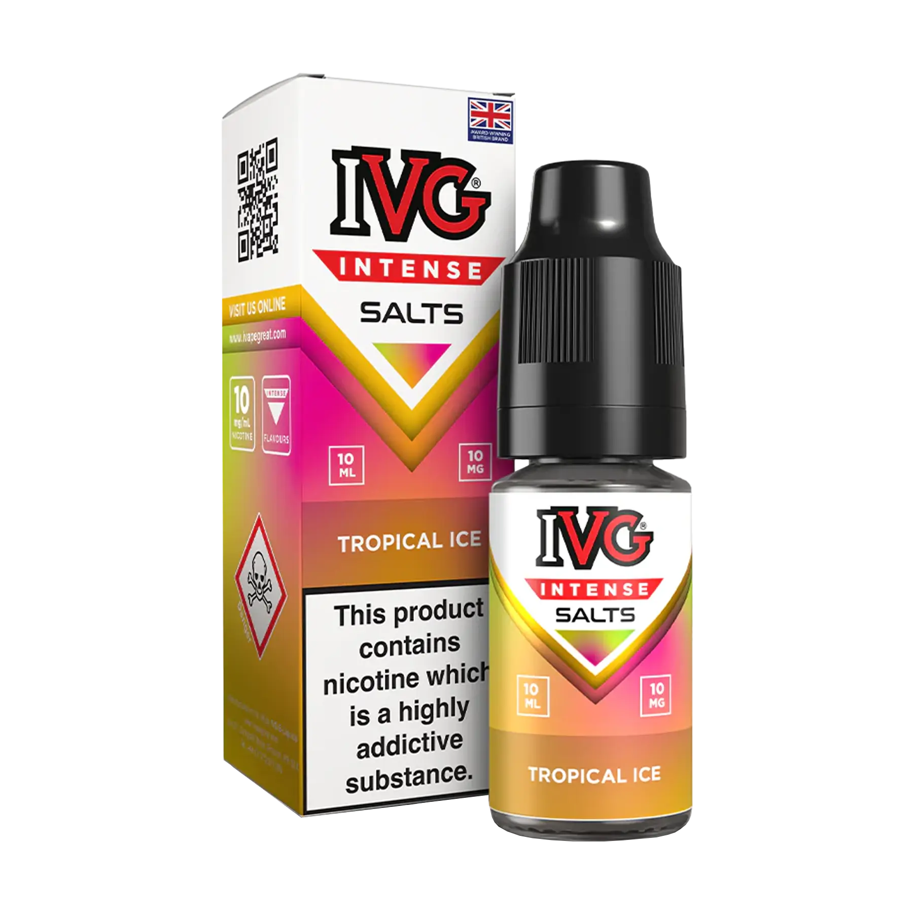 IVG Intense 10ml Nicotine Salt - Tropical Ice