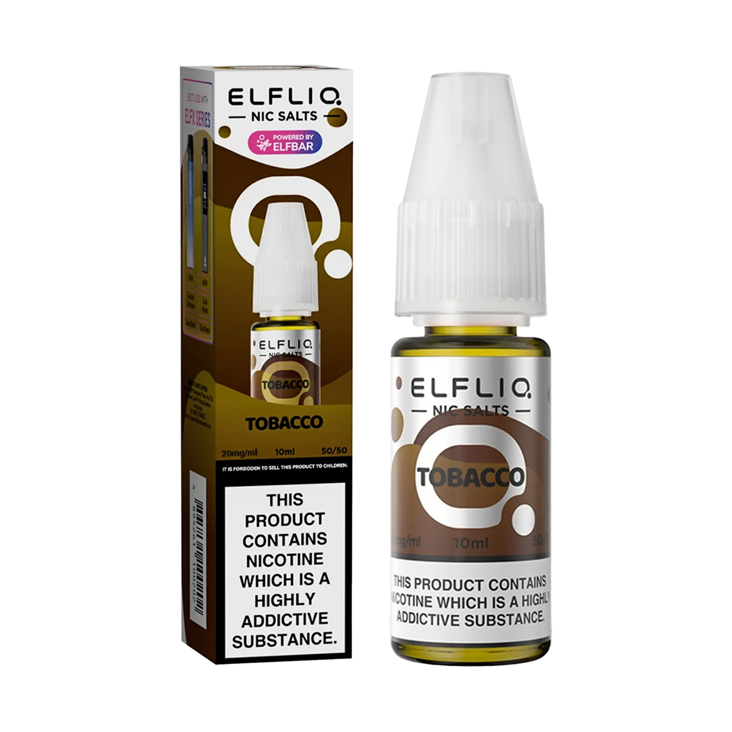 Elfliq 10ml Nicotine Salt - Tobacco