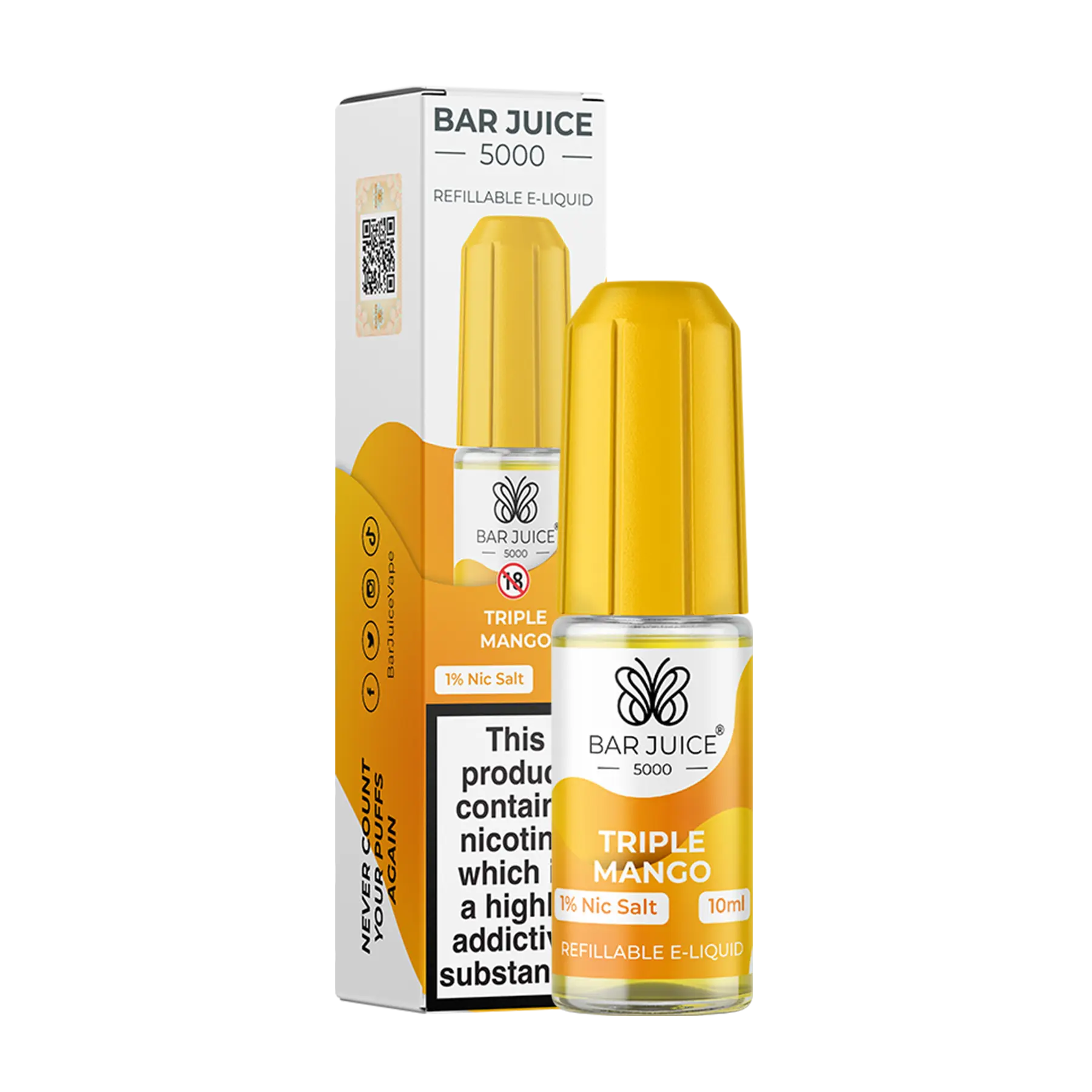 Bar Juice 5000 - Triple Mango 10ml E Liquid Nicotine Salt