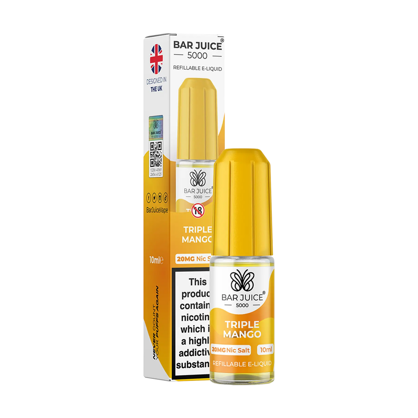 Bar Juice 5000 10ml E Liquid Nicotine Salt