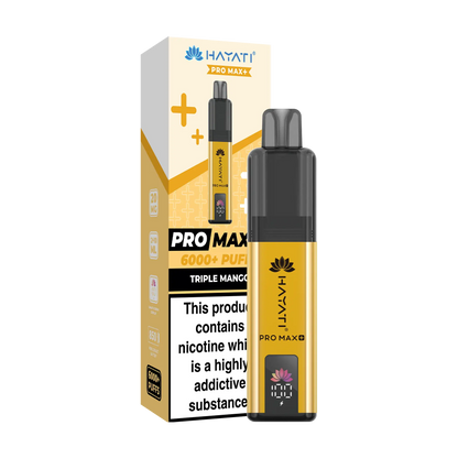 Hayati Pro Max+ 6000 Prefilled Vape Kit - Triple Mango