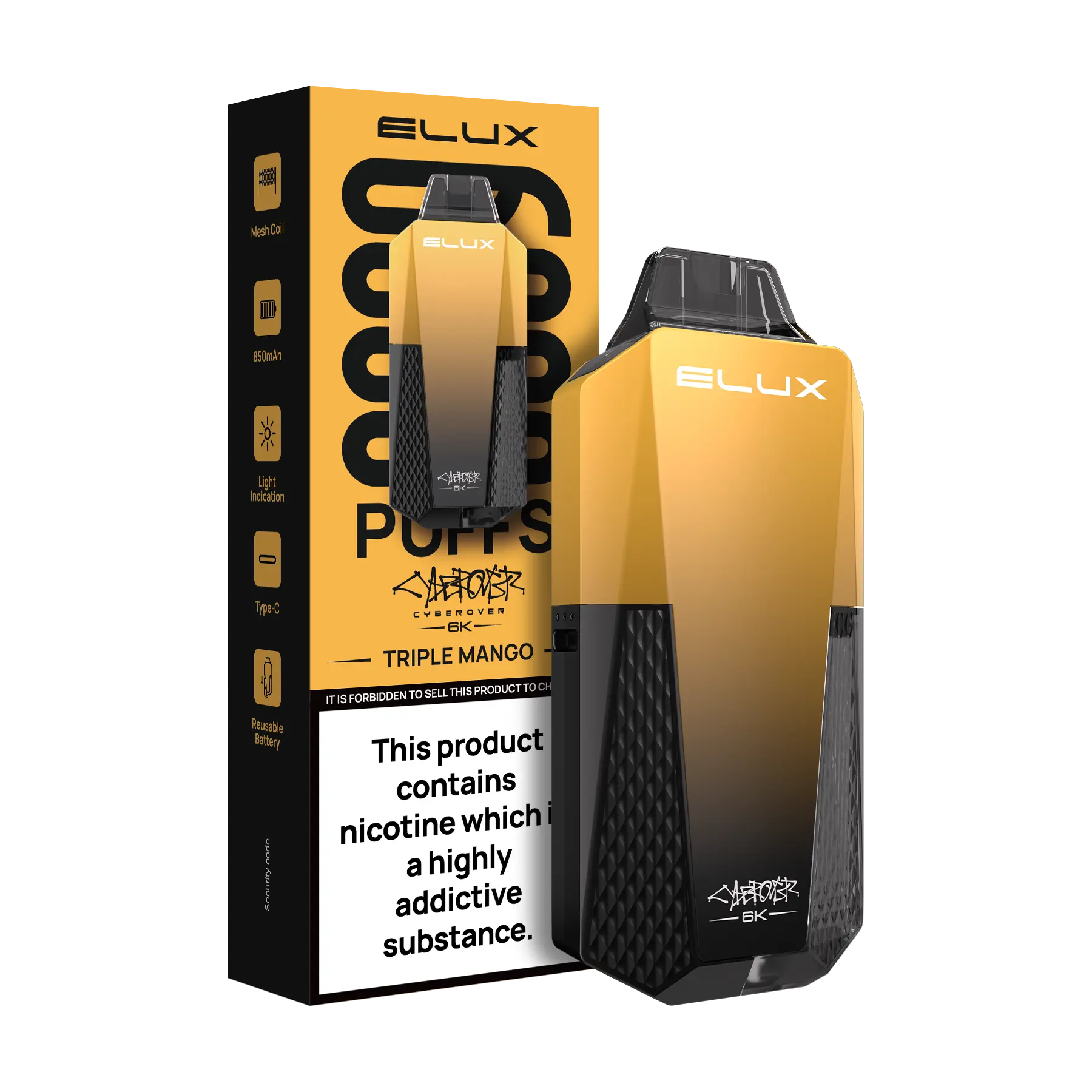 Elux Cyberover 6K Prefilled Vape Kit