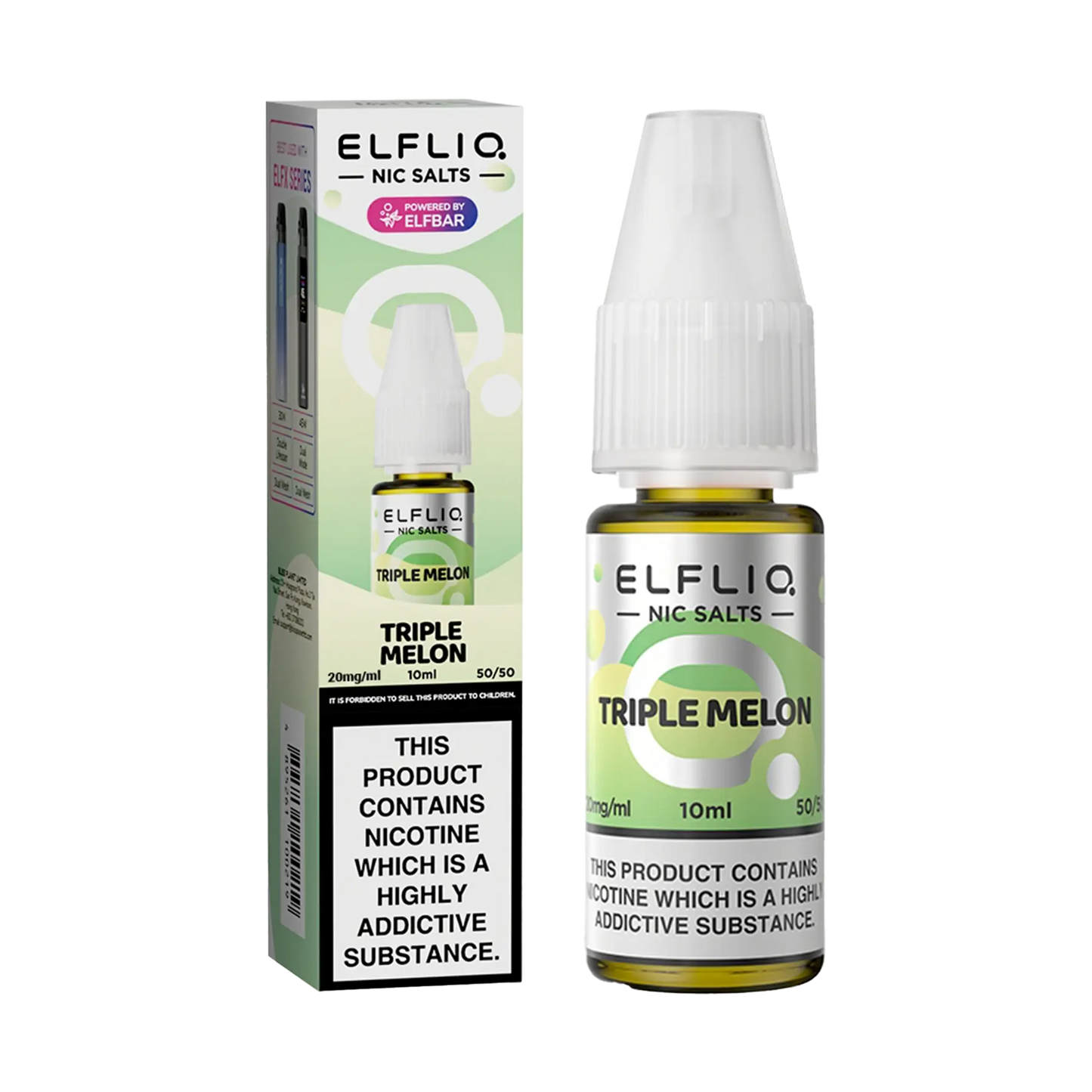 Elfliq 10ml Nicotine Salt - Triple Melon
