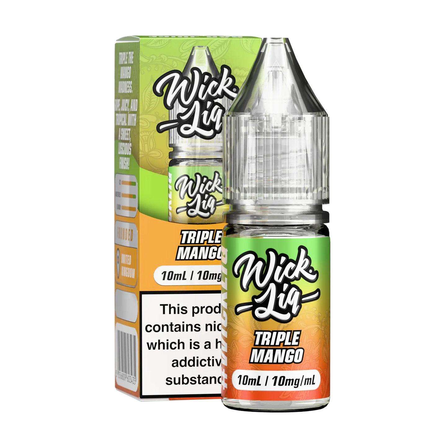 Wick Liq Bar Salts 10ml E Liquid Nicotine Salt