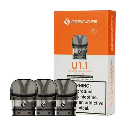 Geekvape U Replacement Pods - 1.1 ohm