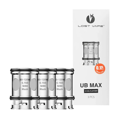 Lost Vape UB Max Coils - 0.15 ohm Platform