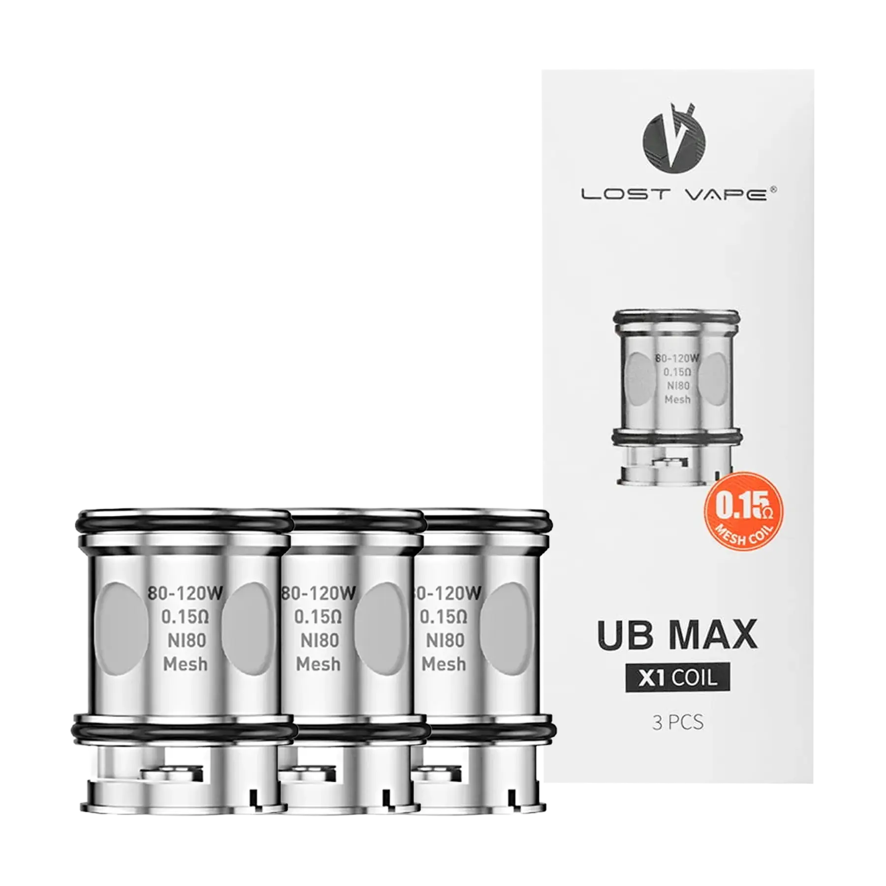 Lost Vape UB Max Coils - 0.15 ohm