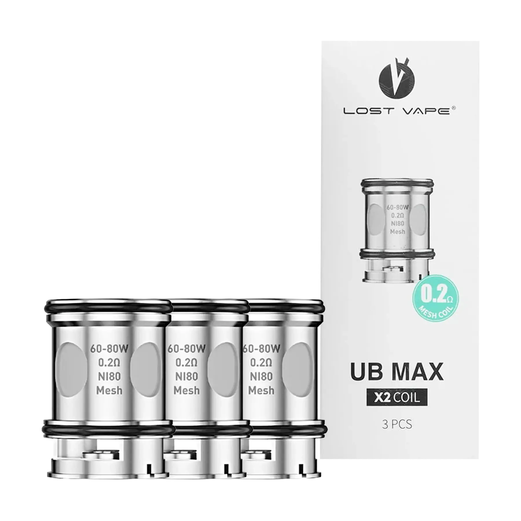 Lost Vape UB Max Coils - 0.2 ohm