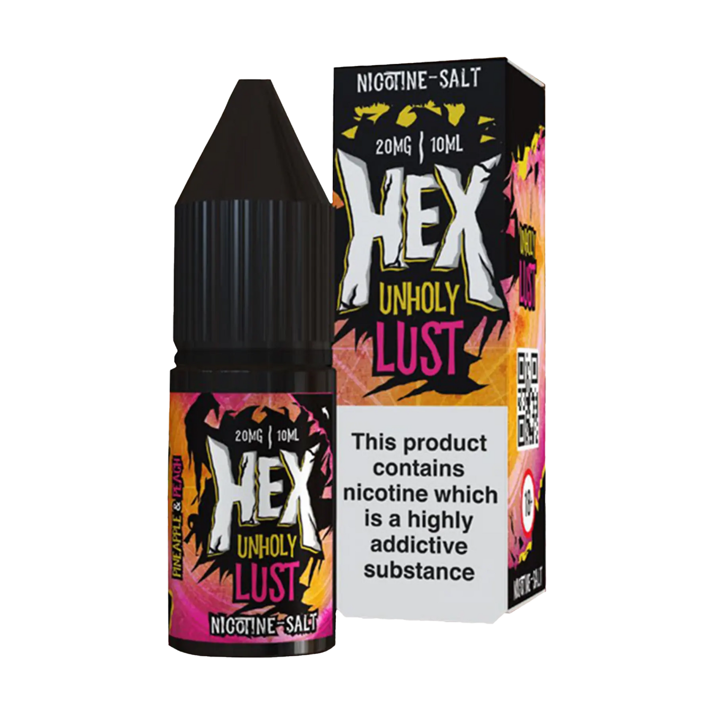 Hex 10ml E-Liquid Nicotine Salt - Unholy Lust