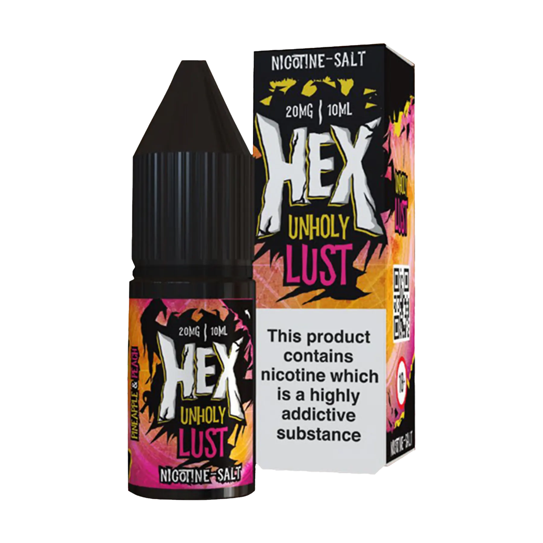 Hex 10ml E-Liquid Nicotine Salt - Unholy Lust