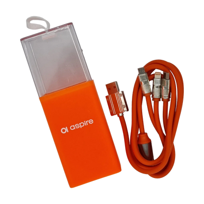 Aspire Multi-USB Cable - Premium Plastic Box