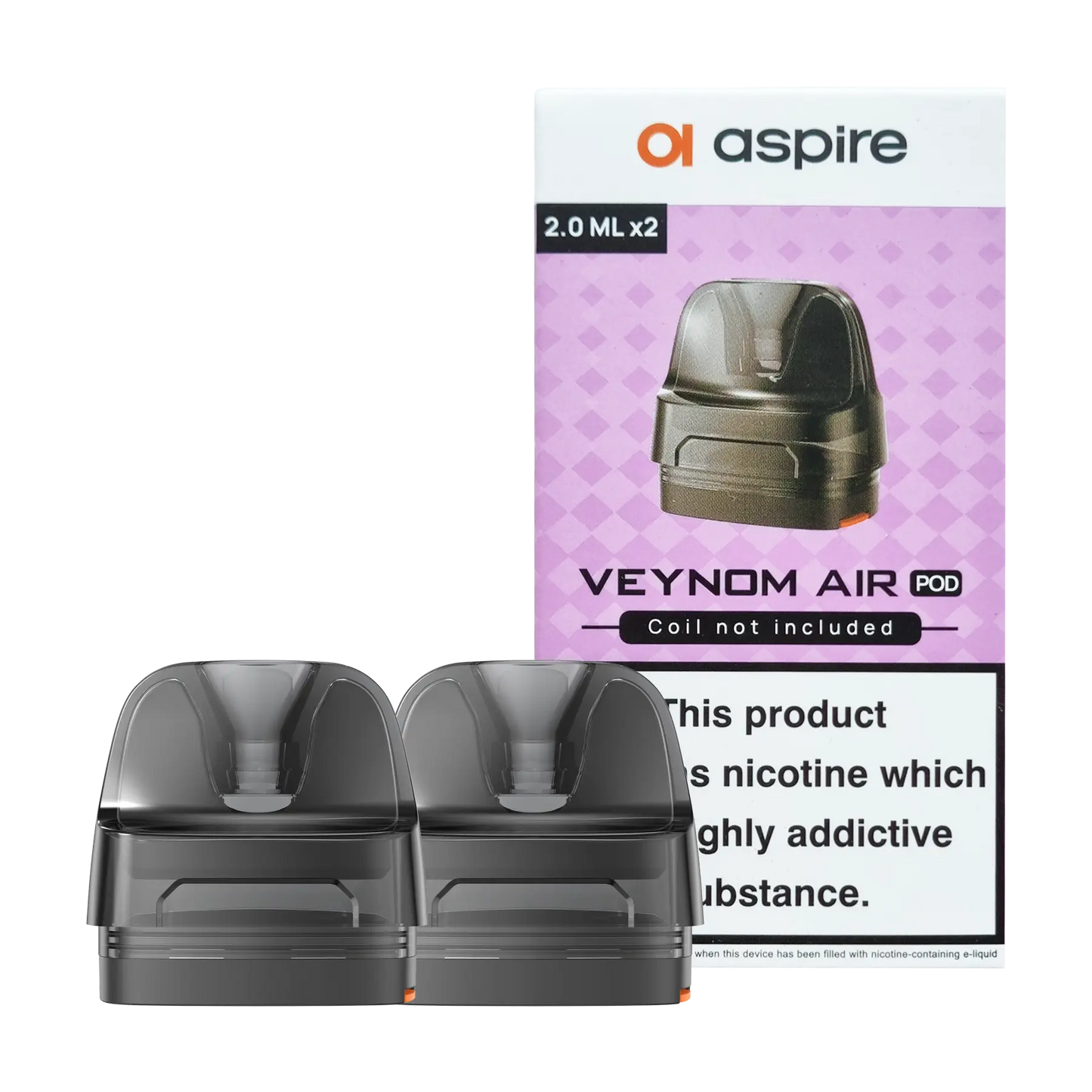 Aspire Veynom Air Replacement Empty Pod 2 Pack