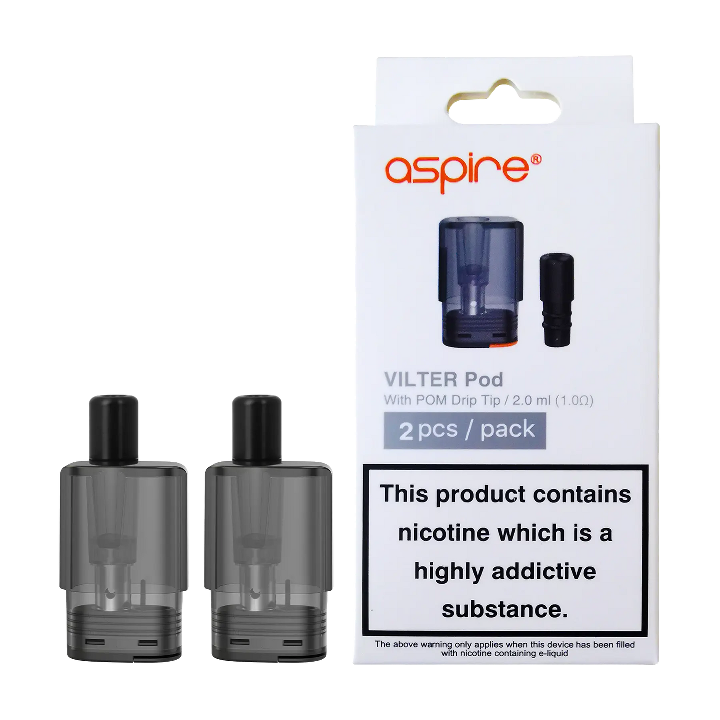 Aspire Vilter 0.8Ω Replacement Pods 2 Pack
