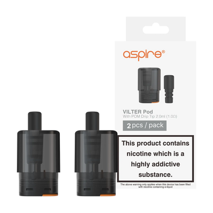 Aspire Vilter Replacement Pods - Pom Drip Tip