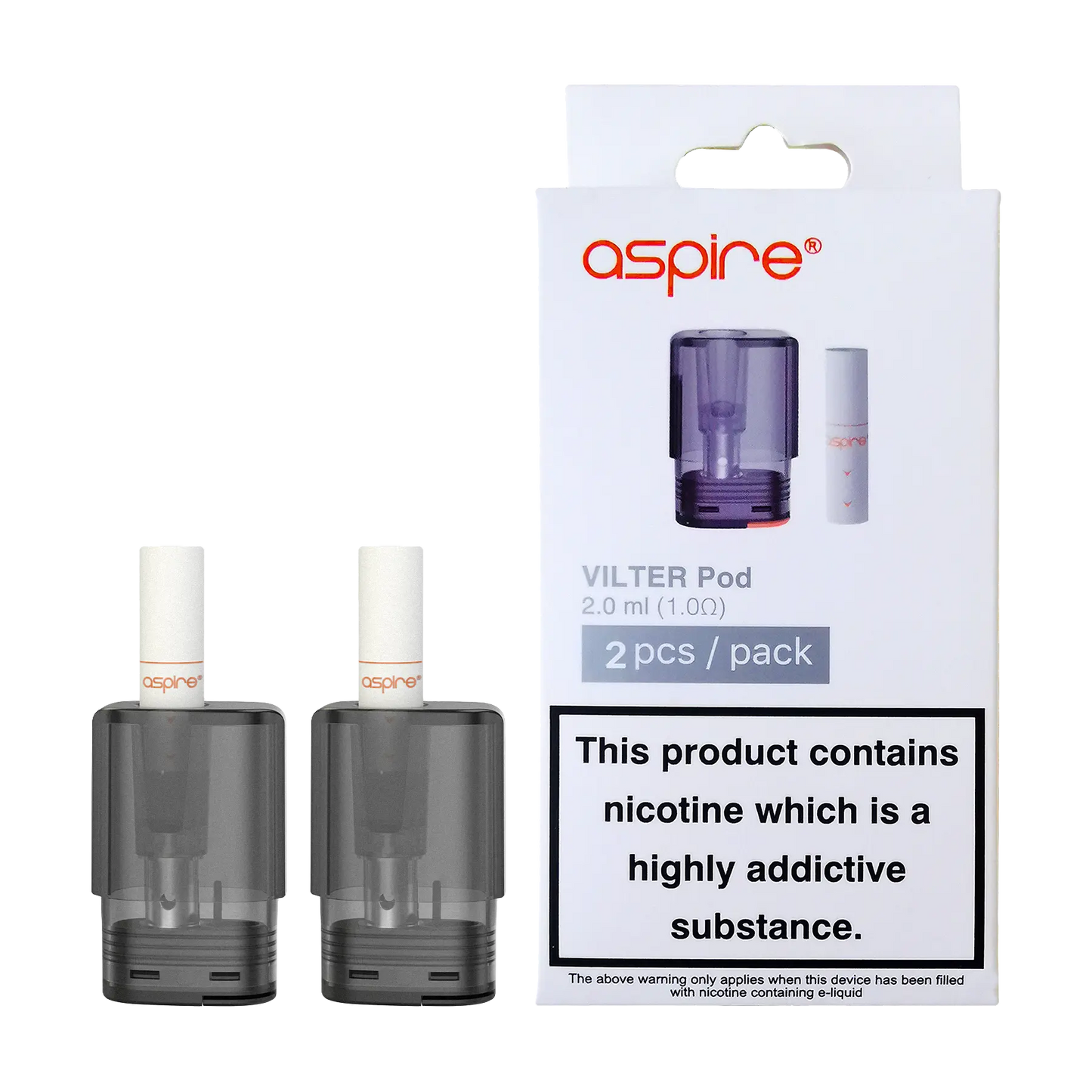 Aspire Vilter 0.8Ω Replacement Pods 2 Pack