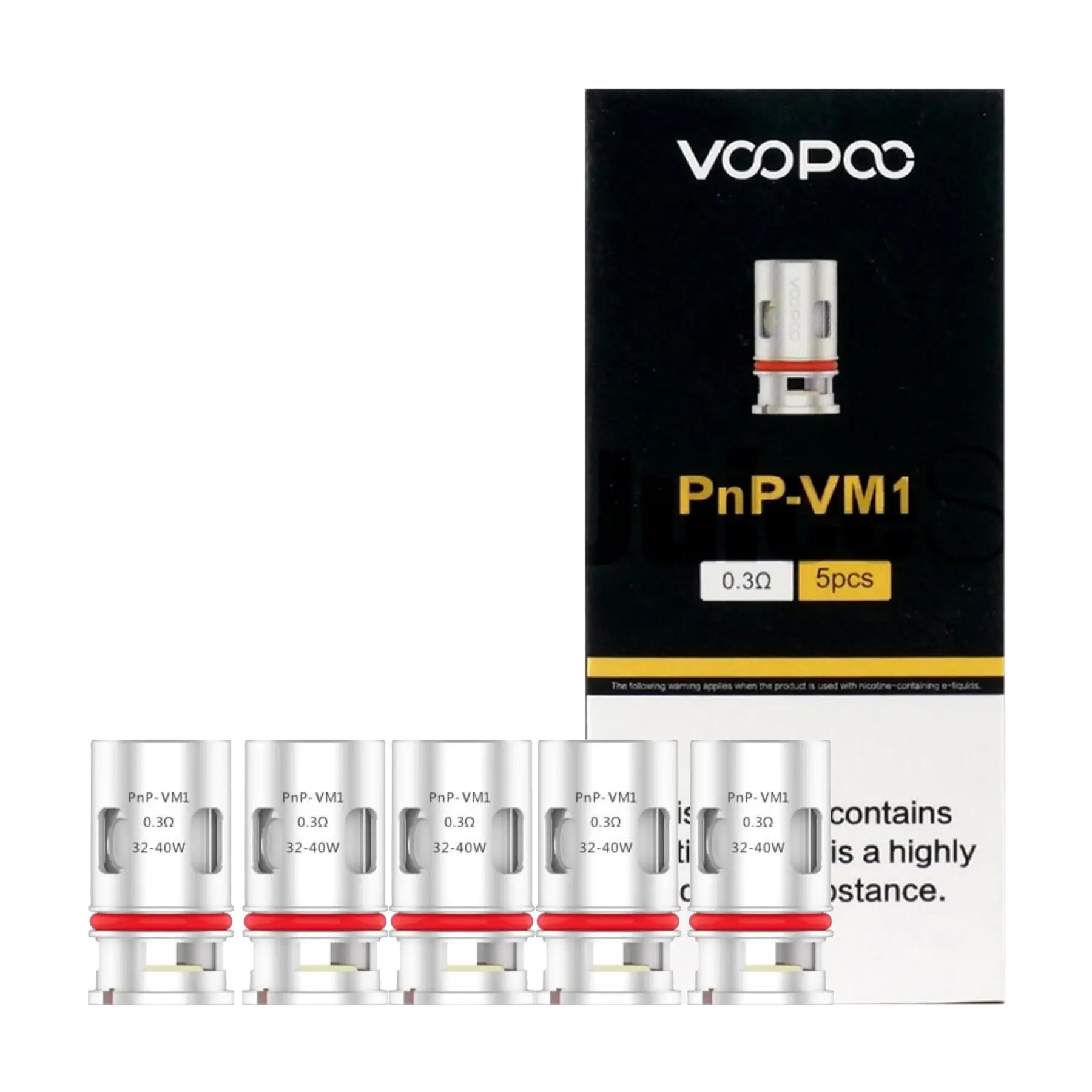 Voopoo PnP Replacement Coils - 0.3 ohm