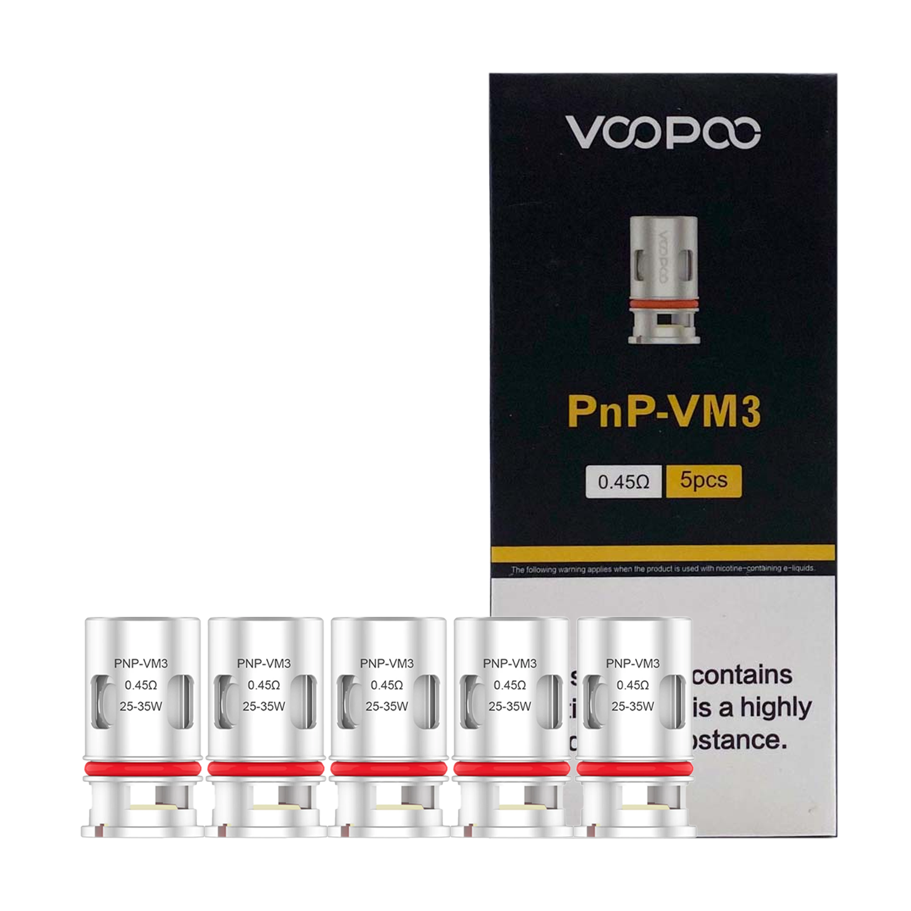 Voopoo PnP Replacement Coils - 0.45 ohm